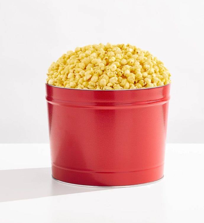 Simply Red 2 Gallon Pick-A-Flavor Popcorn Tins